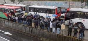 Paralizaci&oacute;n de transportistas que se realiz&oacute; el pasado viernes.