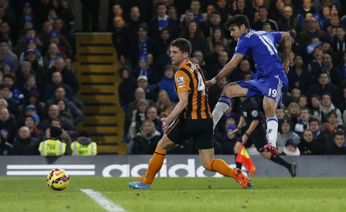 Diego Costa es el goleador del Chelsea en la actual Premier League. Foto: AFP