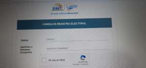 Los ciudadanos pueden consultar su lugar de votaci&oacute;n en la p&aacute;gina del CNE
