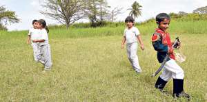 El ni&ntilde;o Erwin Zambrano, por sus buenas notas, fue escogido para representar a Sim&oacute;n Bol&iacute;var. Foto: Miguel Castro/El Tel&eacute;grafo  