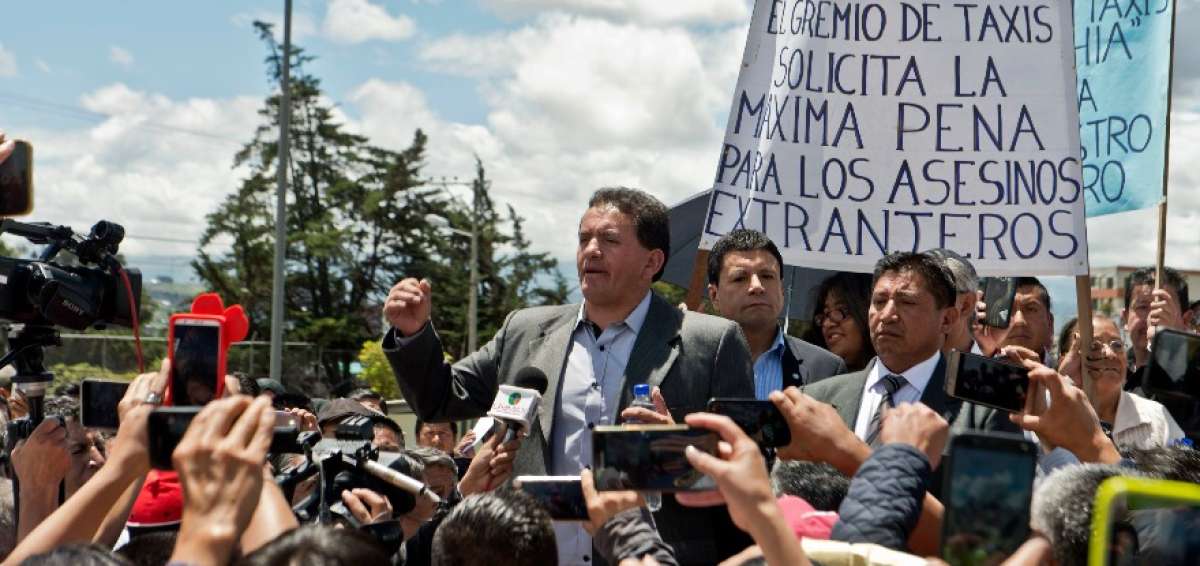 Taxistas de Pichincha se sumar&aacute;n a la Marcha por la Paz