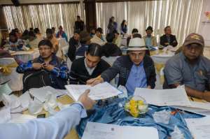 Esto fue suscrito en un taller donde se abarcaron las visiones de desarrollo rural, producci&oacute;n familiar campesina comunitaria y matriz productiva. 