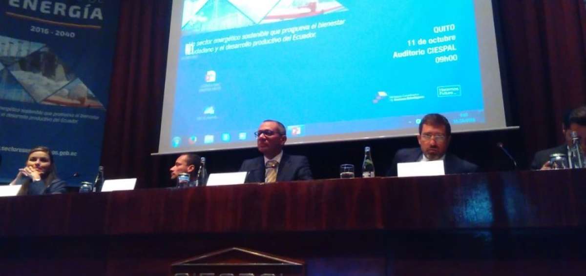 Vicepresidente Jorge Glas present&oacute; la Agenda Nacional de Energ&iacute;a