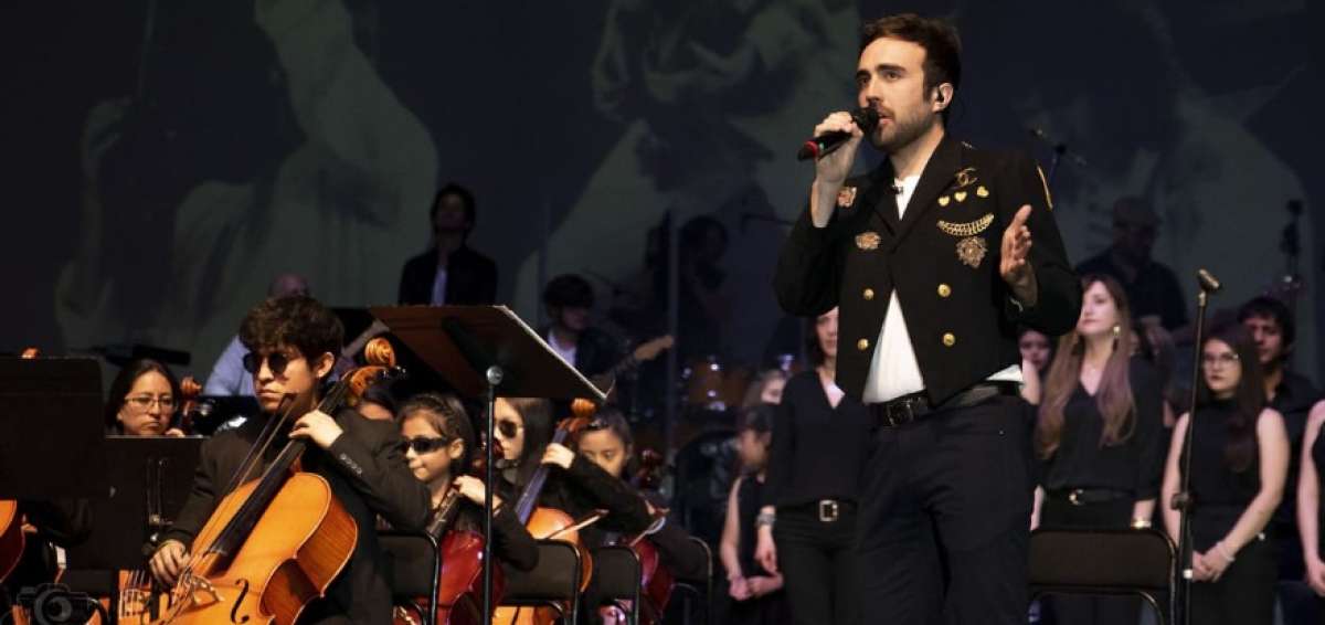 El concierto de FOSJE cuenta con la presentaci&oacute;n de 150 artistas en escena. 