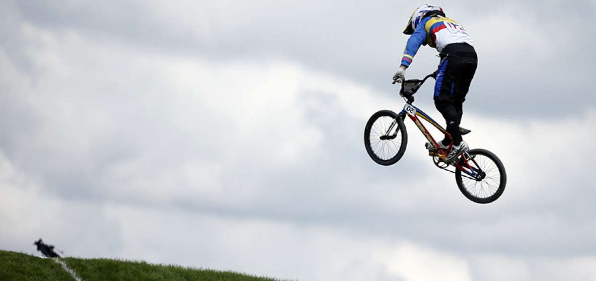 El ciclista ecuatoriano Emilio Falla eligi&oacute; el n&uacute;mero 50 para todas las competencias porque le gustaba la historia de vida del rapero 50 Cent.