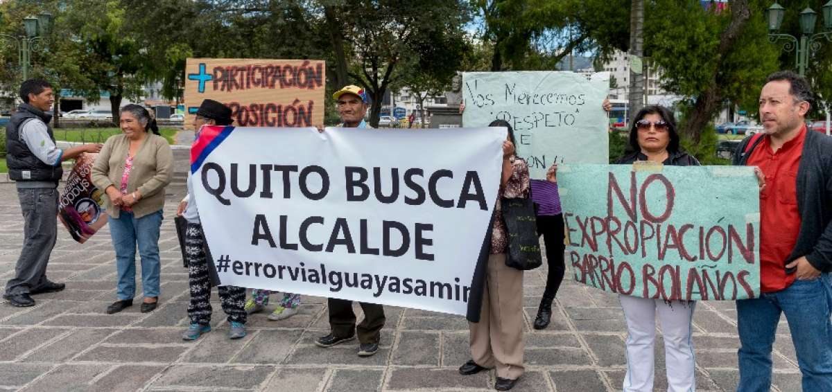 Nueva protesta de los moradores del barrio Bola&ntilde;os