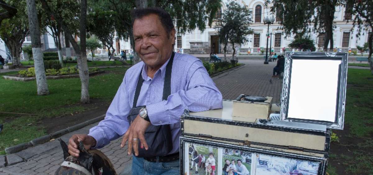 El fot&oacute;grafo m&aacute;s antiguo del parque Pedro Moncayo