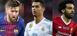 Messi, Ronaldo y Salah, candidatos a mejor atacante de Champions