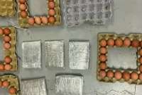 Policía decomisó droga escondida entre huevos
