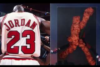 Un cheeto es subastado por más de USD 8.000 por una razón inusual: tiene la forma del basquetbolista Michael Jordan.