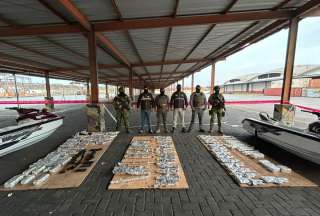 Armas de fuego fueron decomisadas en el Puerto de Guayaquil