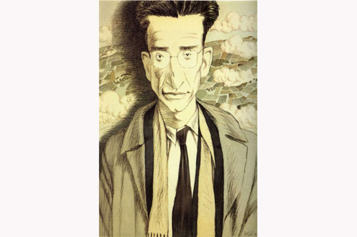 Imagen: Tulio Pericolli. Tomada de la p&aacute;gina http://bibliocolors.blogspot.com/2013/08/literatura-i-art-caricatures.html.