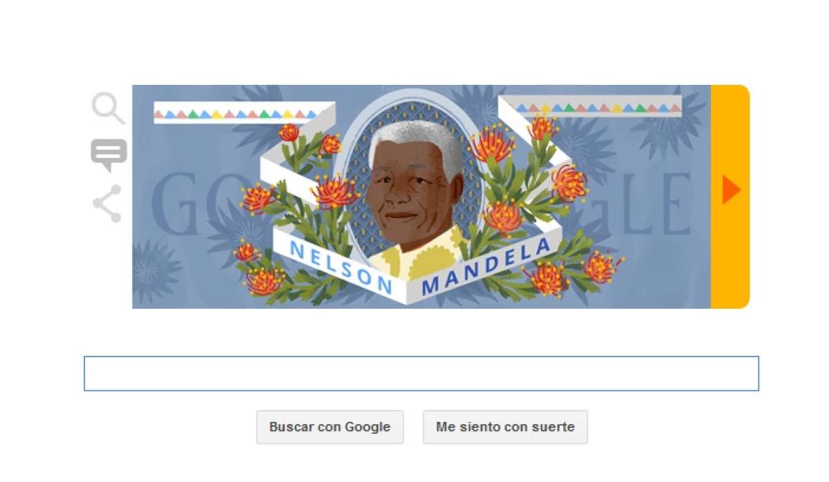 El motor de b&uacute;squeda Google le dedic&oacute; su doodle al expresidente. 