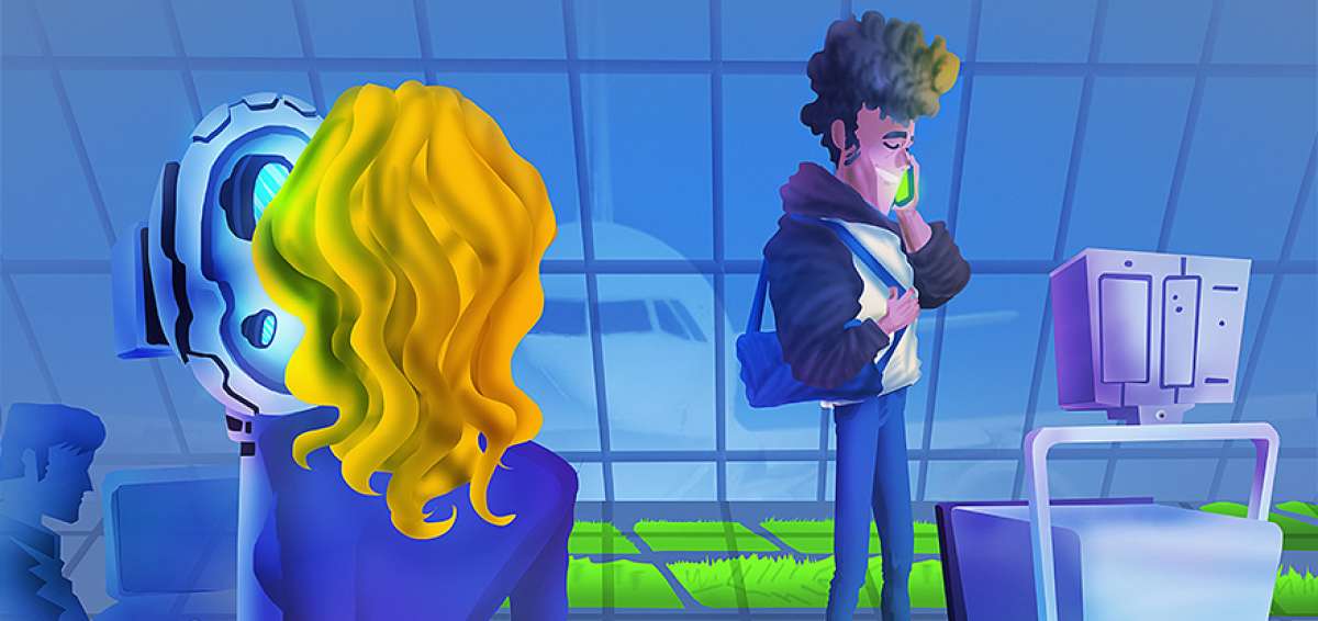 Aeropuertos futuristas se ponen en marcha con robots, escaneo facial y jardines