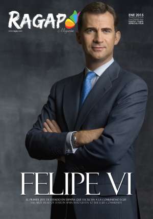 Felipe VI de Espa&ntilde;a aparece en la portada de una revista gay