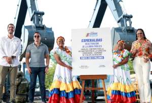 El presidente estuvo en Esmeraldas este miércoles