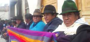 En San Pedro de Ca&ntilde;ar se han realizado plantones para exigir liberaci&oacute;n para los dirigentes ind&iacute;genas. 