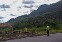 Tramo de la vía Nueva Loja - Y de Baeza, en Napo, estará cerrado por tres días.