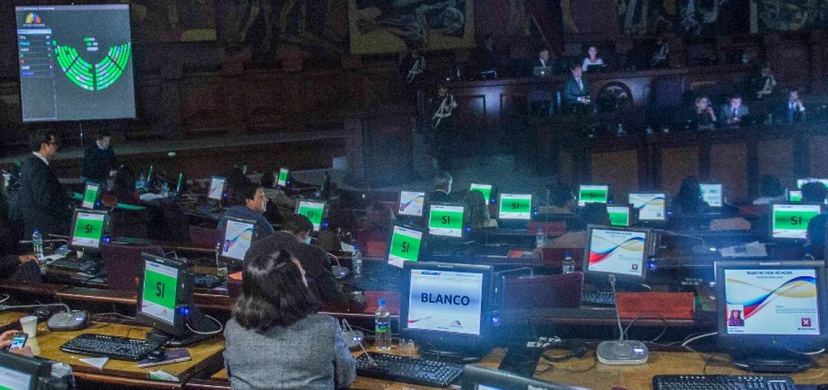 La votaci&oacute;n se desarroll&oacute; con la presencia de 102 asamble&iacute;stas. La sesi&oacute;n inici&oacute; pasadas las 08:30.