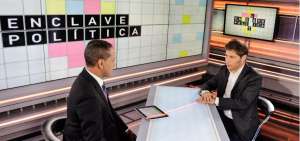 El diputado argentino durante la entrevista en EnClave Pol&iacute;tica.