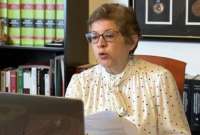 Ivonné Núñez se pronunció en medios la mañana de este viernes, 12 de abril de 2024.
