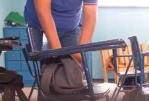 El profesor fue separado del plantel.