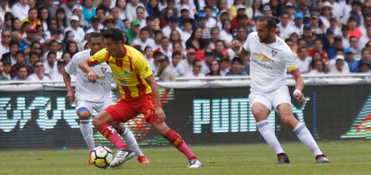 Fue un partido muy parejo y el resultado final lo reflej&oacute;. Aucas estuvo a punto de ganar en Ponciano, como en noviembre de 2015.  