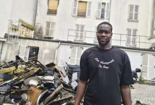 Fousseynou Cissé, de 39 años, salvó a seis personas de un incendio en Francia.