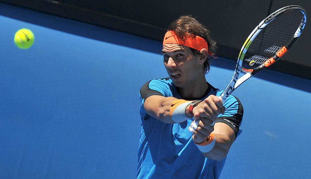 Rafael Nadal asegur&oacute; no estar listo para ganar el primer Grand Slam del a&ntilde;o. Foto: AFP
