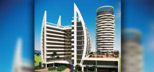 Maqueta del hotel Sail Plaza de Manta