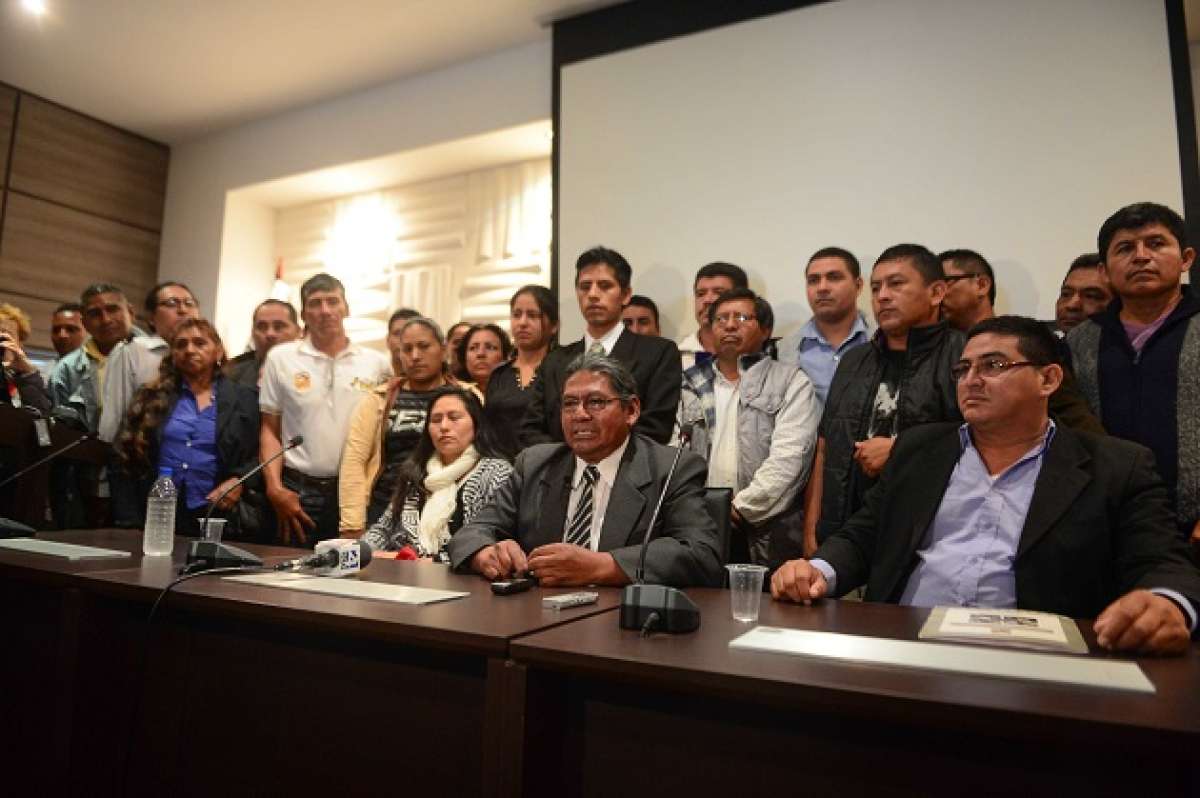  Confederaci&oacute;n Unitaria de Trabajadores y Trabajadoras Aut&oacute;nomas del Ecuador (Cuttae) respaldo las medidas arancelarias. Foto: Carina Acosta/ EL TEL&Eacute;GRAFO