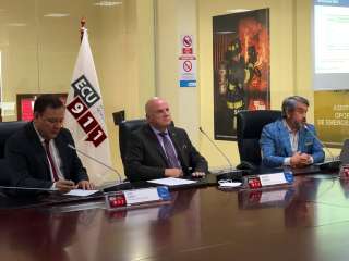 Juan Zapata, presidente del COE, junto al vicepresidente Alfredo Borrero y el ministro de Salud, José Ruales