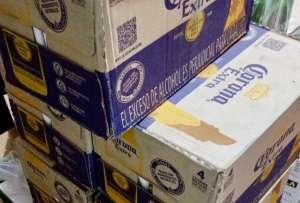 Centenares de cervezas de contrabando fueron decomisadas en operativos aduaneros