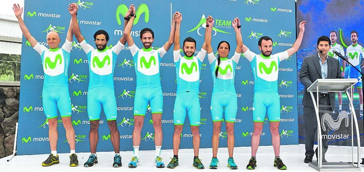 De izquierda a derecha: Karl Egloff, Nicol&aacute;s Miranda, Mart&iacute;n S&aacute;enz, Joaqu&iacute;n L&oacute;pez, Miriam Pozo y Daniel Galarza, durante la presentaci&oacute;n del equipo.