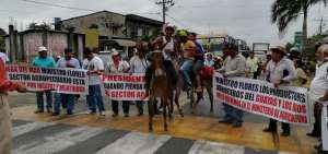 Este lunes 6 de agosto se realiz&oacute; una marcha que empez&oacute; a las 9:00 desde la entrada de la urbe hasta el km 31 de la v&iacute;a Salitre - Daule. 