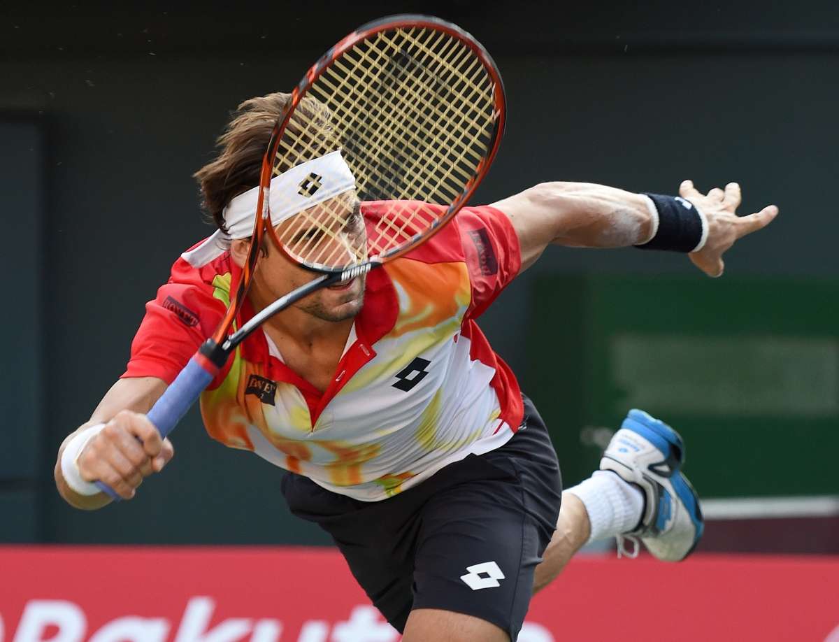 David Ferrer no ha tenido un buen a&ntilde;o 2014 donde solo ha conseguido 1 t&iacute;tulo y pelea por clasificar al torneo de maestros en Londres. Foto: AFP