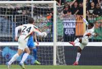 El volante ecuatoriano consiguió su primer tanto de la temporada con el Venezia.