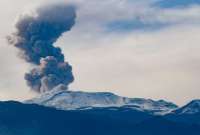 El volcán Nevado del Ruiz está en plena actividad