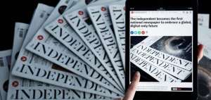&Uacute;ltima edici&oacute;n en papel del diario brit&aacute;nico The Independent
