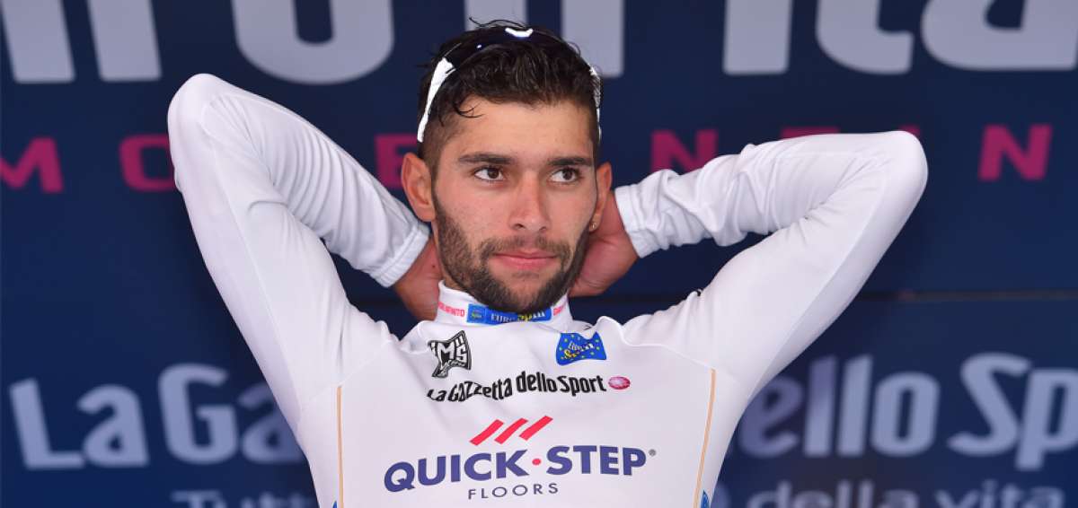 El colombiano Fernando Gaviria ve imposible retener la maglia rosa