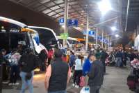 Desde Quito viajaron más de 96.000 personas durante el feriado de Navidad