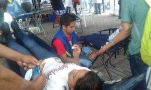 Mayra Quim&iacute;s acudi&oacute; a donar su sangre para salvar a ni&ntilde;os que presenten complicaciones. Foto: Ma. Fernanda Arreaga