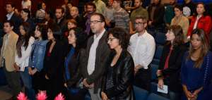 Ana Rodr&iacute;guez, ministra de Cultura, durante el informe, destac&oacute; la gesti&oacute;n p&uacute;blica para impulsar la producci&oacute;n cinematogr&aacute;fica del pa&iacute;s. 