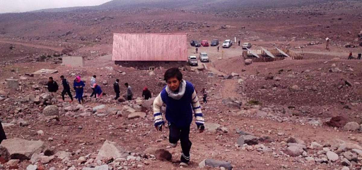 Los turistas que llegaron al primer refugio del Chimborazo para pisar la nieve tuvieron que ascender m&aacute;s.