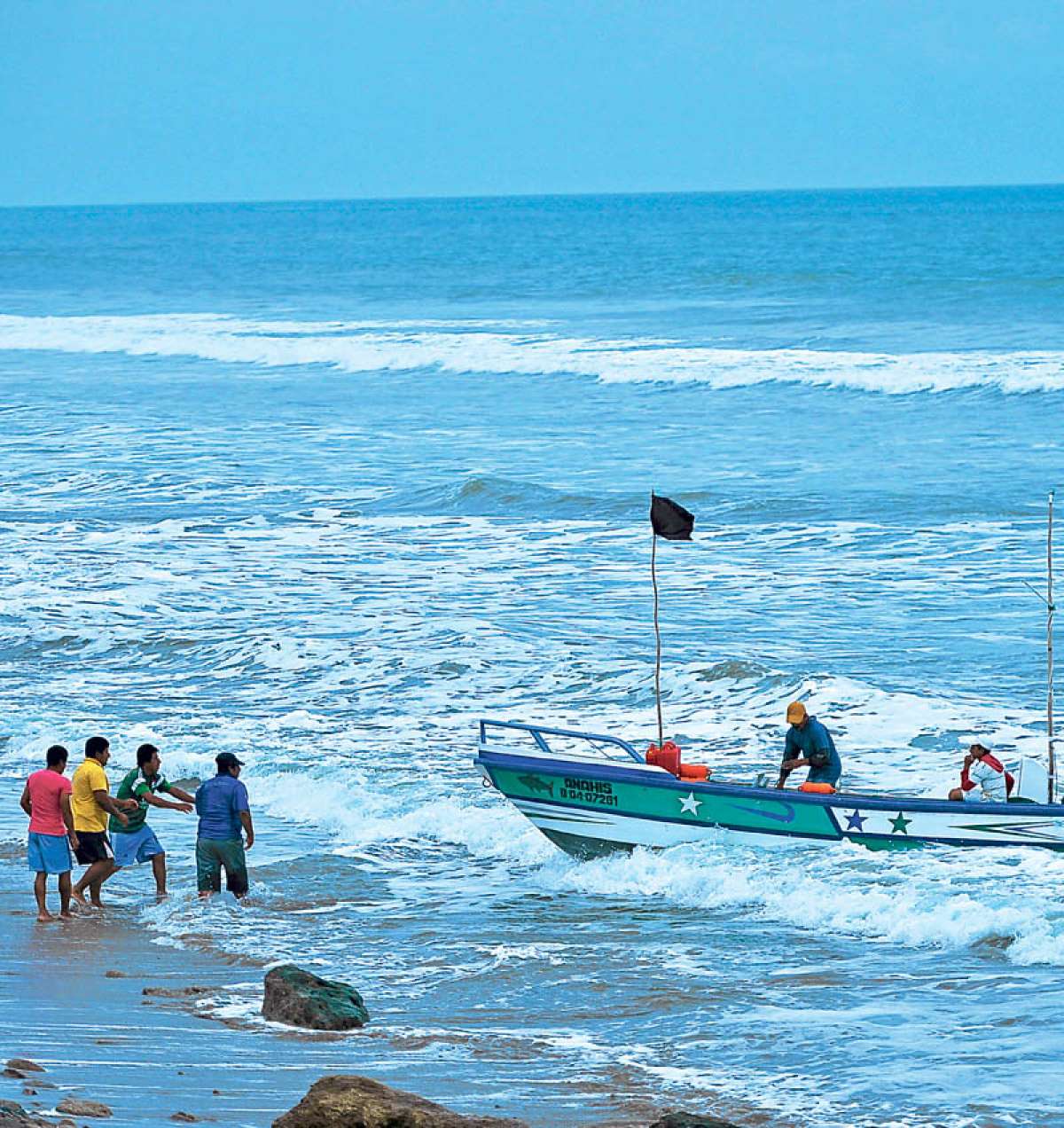 Las pi&ntilde;as, como caleta de pescadores (Portafolio gr&aacute;fico)