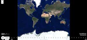 "EarthTime" permite ver el deterioro del planeta