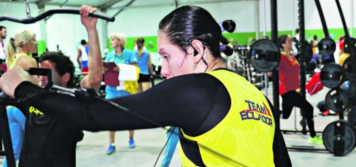 Estefan&iacute;a Garc&iacute;a, de 28 a&ntilde;os, lleg&oacute; ayer a la Villa Ol&iacute;mpica. Competir&aacute; en la categor&iacute;a 63 kilos. El a&ntilde;o pasado fue campeona panamericana en Toronto, Canad&aacute;. 