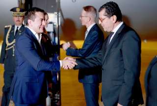 El presidente Daniel Noboa arribó a Francia