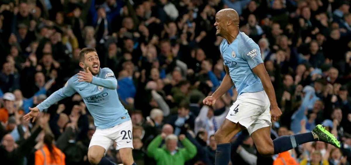 Kompany anot&oacute; un golazo que podr&iacute;a darle el t&iacute;tulo de Premier al City