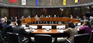 La ceremonia de traspaso se realiz&oacute; en Lima, en el marco de la XLII reuni&oacute;n del Consejo Andino de Ministros de Relaciones Exteriores.
